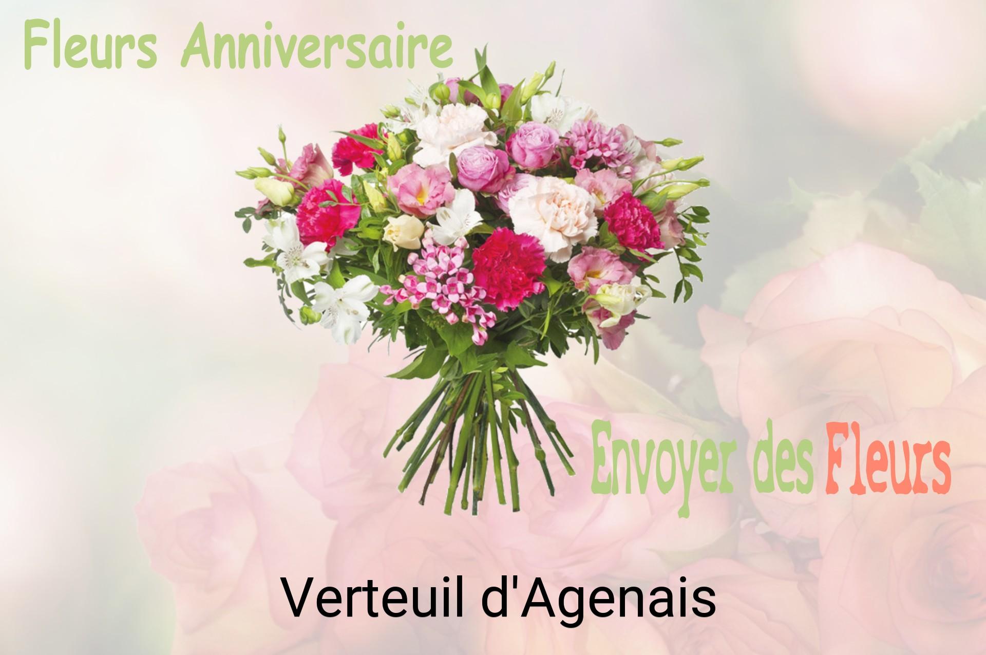 Bouquet de fleurs d’anniversaire livré à Verteuil-d'Agenais